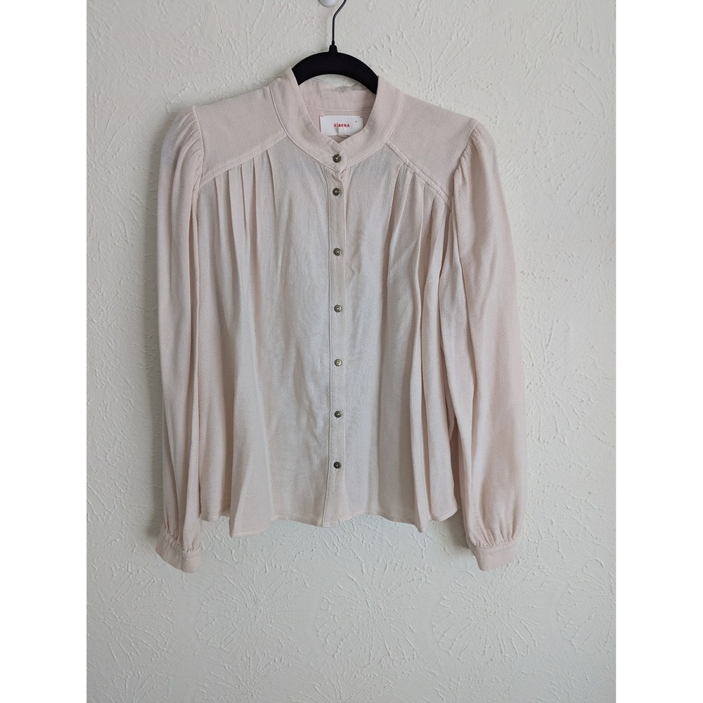 Xirena Florie shirt‎ Yarrow size XS cotton button front relaxed fit